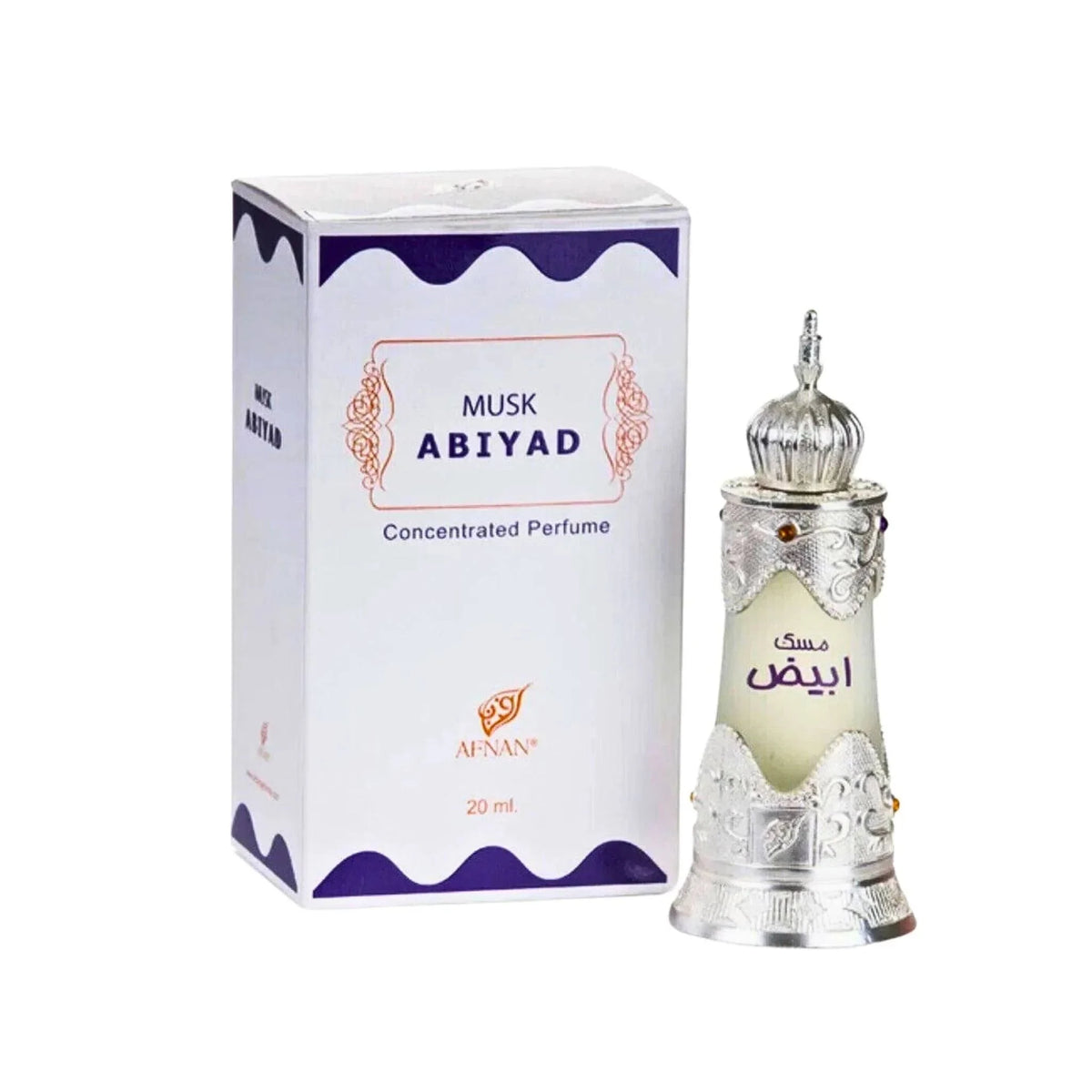 Afnan Musk Abiyad For Unisex Concentrated Oil 20Ml
