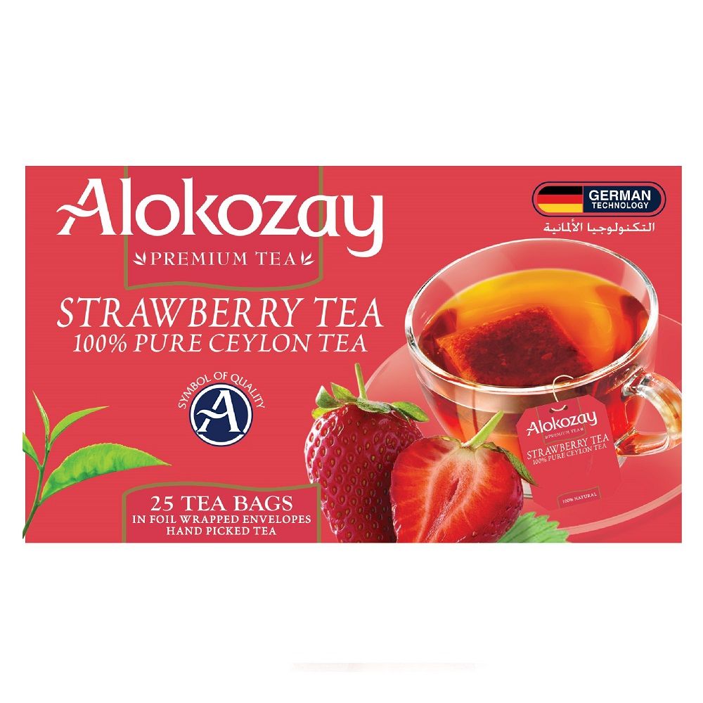 Alokozay Strawberry Tea - 25 Tea Bags