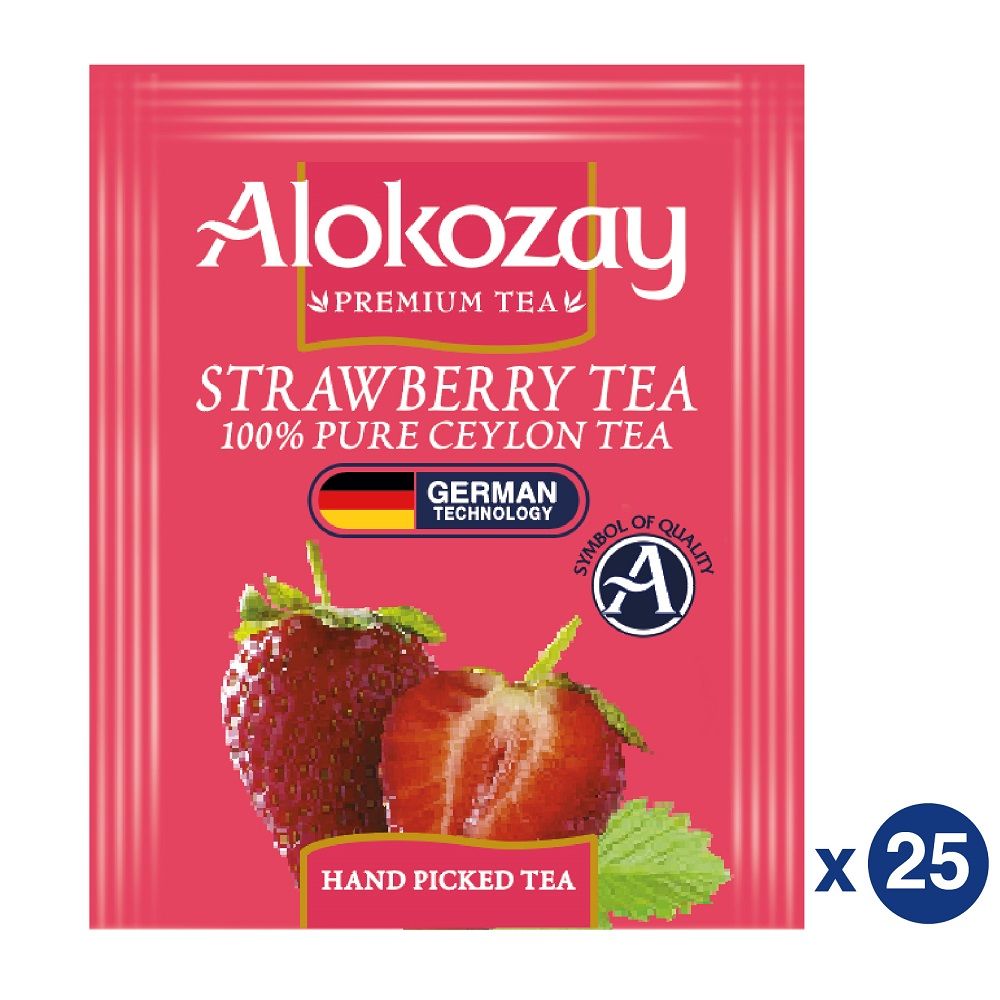 Alokozay Strawberry Tea - 25 Tea Bags