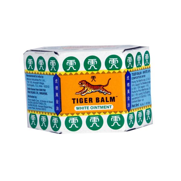 Tiger Balm Ointment (9ml, Pack of 4, White)