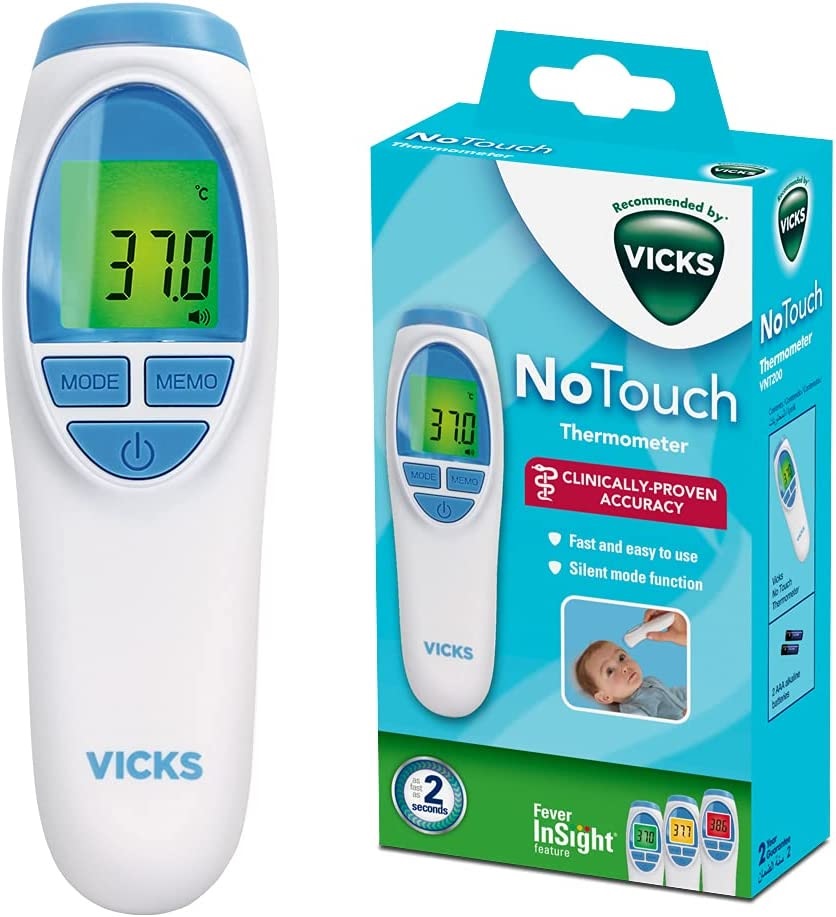 Vicks VNT200EU Thermometer with No Touch Technology Clinically Tested