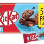 Kitkat 2 Finger Cookie Crumble Chocolate Wafer Bars - 19.5G, 6 Bars