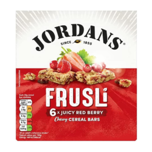 Jordans Juicy red berry Frusli Bar 6 x 30 g