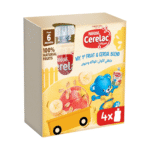 Nestle Cerelac Fruits Puree Pouch Banana Apple Oat 90g, Pack of 4, large