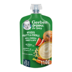 Nestle Gerber Organic For Baby Fruits & Cereals – Apple, Pumpkin, Carrot & Oats 110g, large