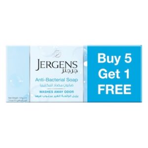 Jergens Anti-Bacterial Soap, 125g Pack of 6