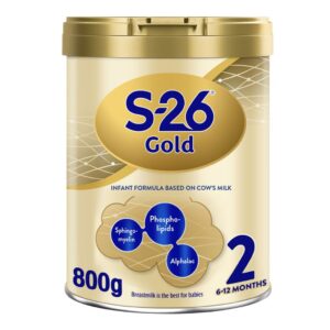 Nestle S26 GOLD 2 Stage 2, 6-12 Months follow on Formula for Babies, Tin 800g